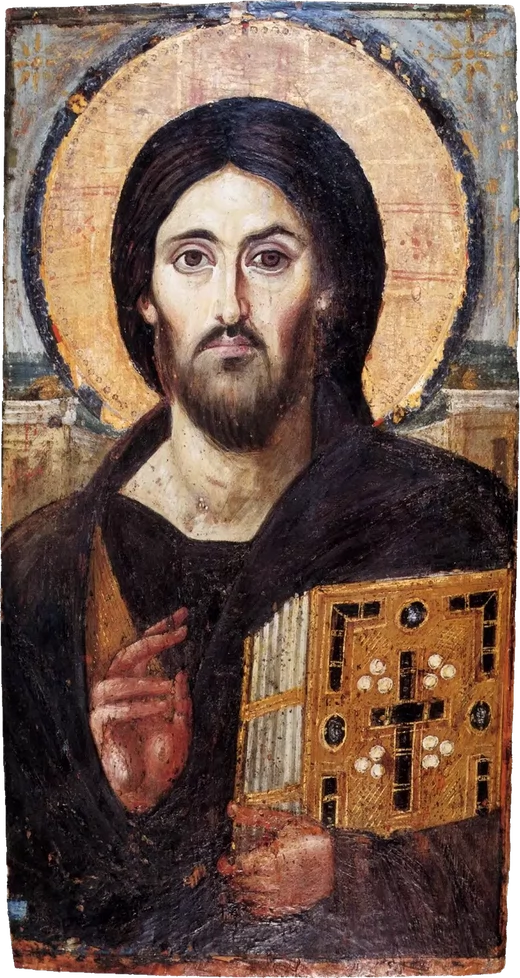 Icon of Christ Pantocrator from St. Catherine's Monastery, Sinai